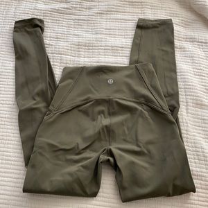 Green lululemon leggings
